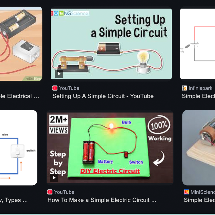 Research on how to create a circuit. I've created circuits before but only in science class at my high school.
