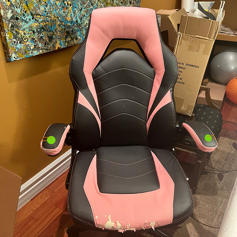 Adding lights onto this chair