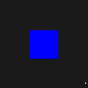 The cube changes orientation when it is clicked using the MakeyMakey arrows