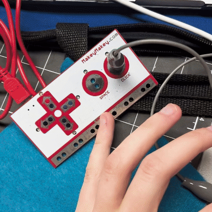 I created a little remote thing that has a button to change the P5.